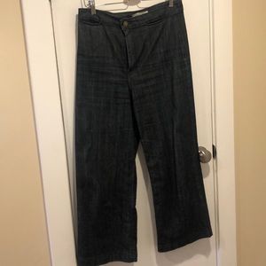 Apiece Apart wide leg crop jeans (Fit like size 8)
